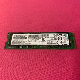 サムスン(SAMSUNG)のM.2 SSD SAMAUNG 128G ほぼ未使用(PCパーツ)