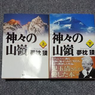 神々の山嶺 (上下)    夢枕貘(文学/小説)