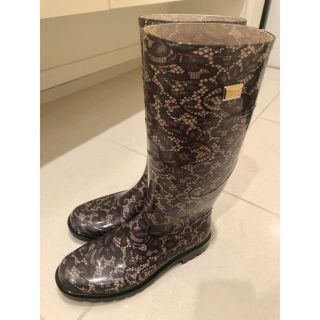 ドルチェ&ガッバーナ(DOLCE&GABBANA) レインブーツ/長靴(レディース)の ...