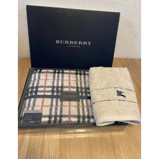 バーバリー(BURBERRY)のケイト☆さま専用です♡ 新品♡バーバリー　バスタオル＆フェイスタオル　セット(タオル/バス用品)