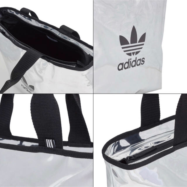 adidas(アディダス)の【専用】adidas トートバッグ&ウェストポーチ　2点　シルバー レディースのバッグ(トートバッグ)の商品写真