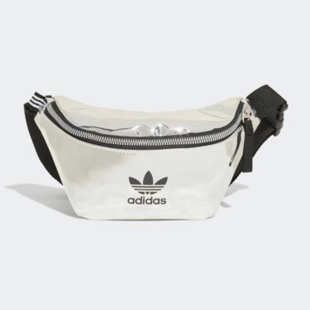 adidas(アディダス)の【専用】adidas トートバッグ&ウェストポーチ　2点　シルバー レディースのバッグ(トートバッグ)の商品写真