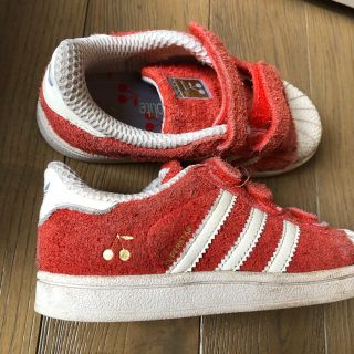 ボンポワン(Bonpoint)の☆美品☆bonpoint x adidas コラボ スニーカー 16.5(スニーカー)