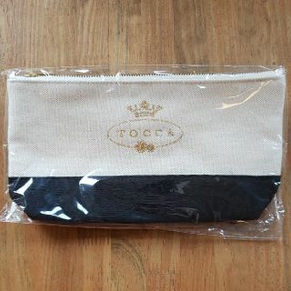 トッカ(TOCCA)の【新品】◆TOCCA◆　刺繍&ジャガード ポーチ　ノベルティ　モノトーン(ポーチ)