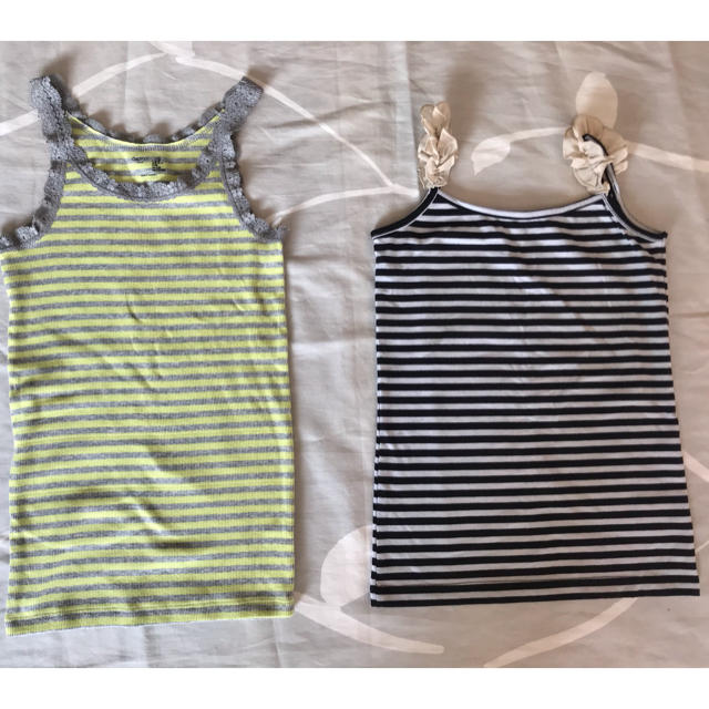 GAP Kids(ギャップキッズ)の新品　GAP kids   fairy'sherie  キャミソール 二枚 キッズ/ベビー/マタニティのキッズ服女の子用(90cm~)(Tシャツ/カットソー)の商品写真