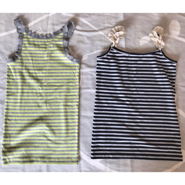 GAP Kids(ギャップキッズ)の新品　GAP kids   fairy'sherie  キャミソール 二枚 キッズ/ベビー/マタニティのキッズ服女の子用(90cm~)(Tシャツ/カットソー)の商品写真