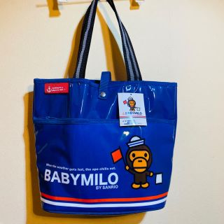 アベイシングエイプ(A BATHING APE)のBABY MILO 未使用バックとMILO TEE (トートバッグ)