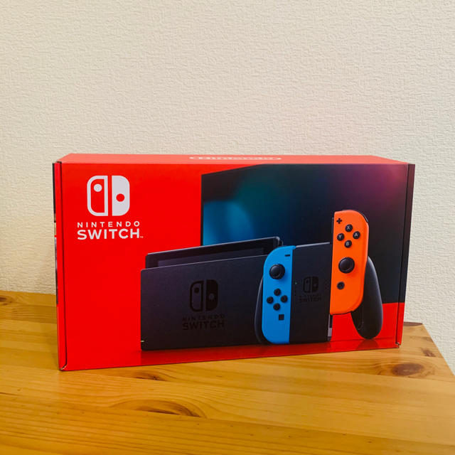 新型モデル 任天堂Switch Joy-Conネオンブルー/ ネオンレッド5月購入品です