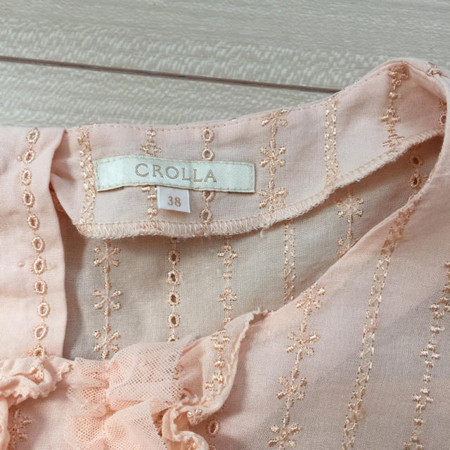 CROLLA(クローラ)のクローラ  フリルシャツ☆ピンク レディースのトップス(シャツ/ブラウス(長袖/七分))の商品写真