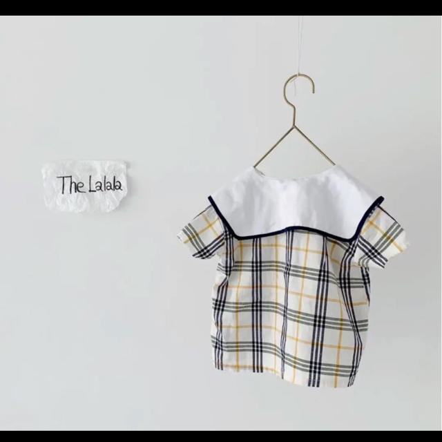 セーラーカラーシャツ 110.120 キッズ/ベビー/マタニティのキッズ服女の子用(90cm~)(Tシャツ/カットソー)の商品写真