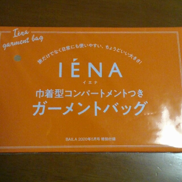 IENA(イエナ)のガーメントバッグ レディースのファッション小物(ポーチ)の商品写真