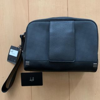 ダンヒル(Dunhill)の○ダンヒル　クラッチバッグ　グレー色　新品未使用(セカンドバッグ/クラッチバッグ)