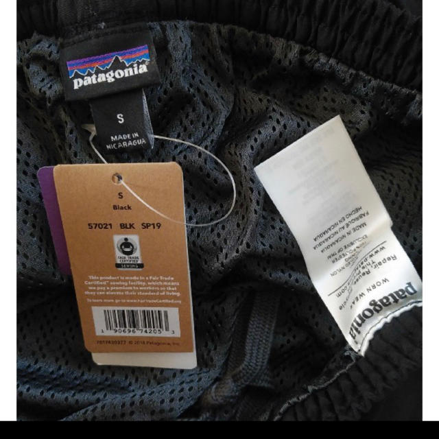 patagonia(パタゴニア)のpatagonia パタゴニア バギーズショーツ ブラック S 黒 5インチ メンズのパンツ(ショートパンツ)の商品写真