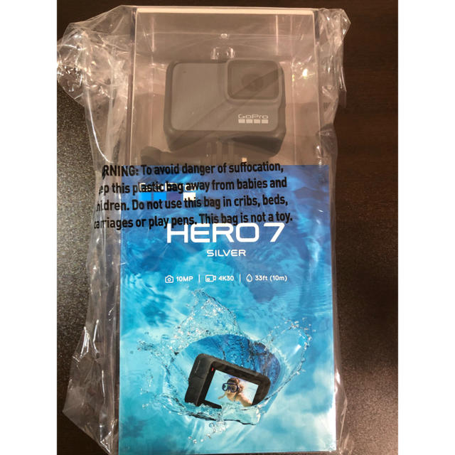 GoPro(ゴープロ)の【新品】GoPro HERO7 Silver スマホ/家電/カメラのカメラ(ビデオカメラ)の商品写真