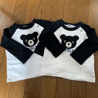 ダブルビー(DOUBLE.B)のミキハウス　双子　長袖Tシャツ(Ｔシャツ)