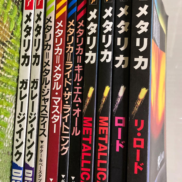 メタリカ バンドスコア 10冊セット 楽器のスコア/楽譜(ポピュラー)の商品写真