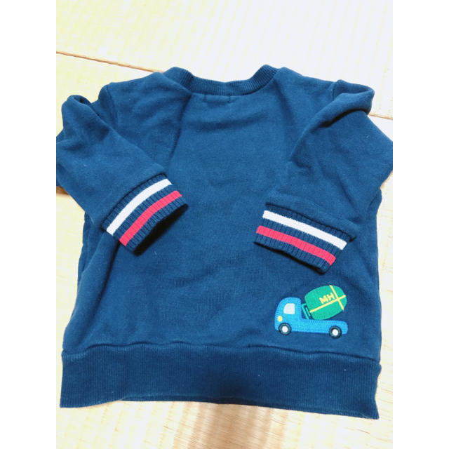 新品　ミキハウス　プッチー　車　90  長袖Tシャツ　ズボン