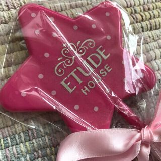 エチュードハウス(ETUDE HOUSE)の♡エチュードハウス　ETUDE HOUSE♡非売品　ミラー付き　星形☆ボールペン(ペン/マーカー)