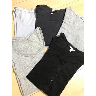 ユニクロ(UNIQLO)のユニクロロンT5枚セット(Tシャツ(長袖/七分))