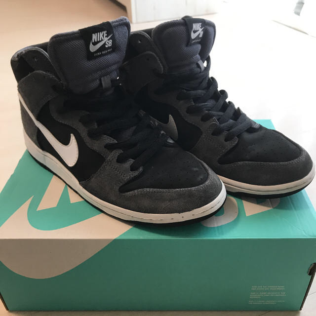 NIKE SB ZOOM DUNK HIGH PRO グレー