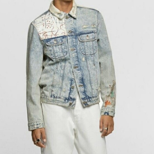 ZARA ザラ basquiat denim ﾊﾞｽｷｱ ﾃﾞﾆﾑ | www.fleettracktz.com