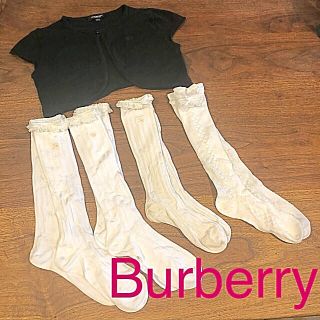 バーバリー(BURBERRY)のBurberry バーバリー　ボレロ　靴下　4足　セット　送料込み(靴下/タイツ)