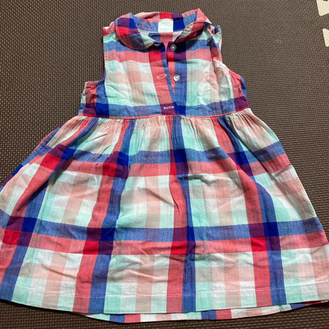 H&H(エイチアンドエイチ)のH&M ベビー チェックワンピース 90 キッズ/ベビー/マタニティのキッズ服女の子用(90cm~)(ワンピース)の商品写真