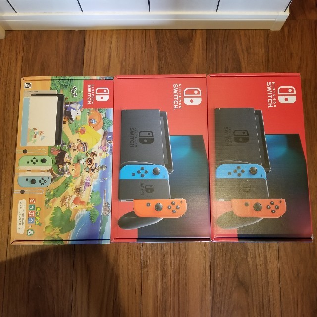 【新品】【送料無料】New Nintendo Switch ネオン 3台