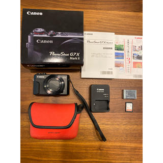 キヤノン(Canon)のCanon g7x パワーショット　マーク2  美品(コンパクトデジタルカメラ)