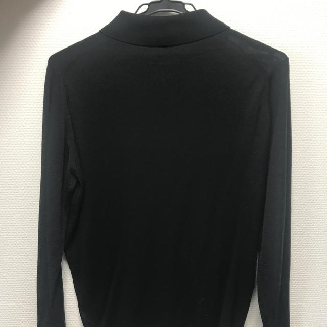 JOHN SMEDLEY(ジョンスメドレー)の新品同様！JOHN SMEDLEY ジョンスメドレー　カーディガン　ブラック　s メンズのトップス(カーディガン)の商品写真