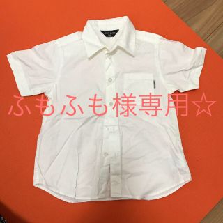 コムサイズム(COMME CA ISM)のCOMME CA ISM☆半袖白シャツ★110cm♡(Tシャツ/カットソー)