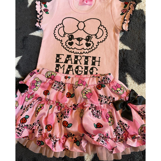 EARTHMAGIC(アースマジック)のアースマジックスカート キッズ/ベビー/マタニティのキッズ服女の子用(90cm~)(スカート)の商品写真