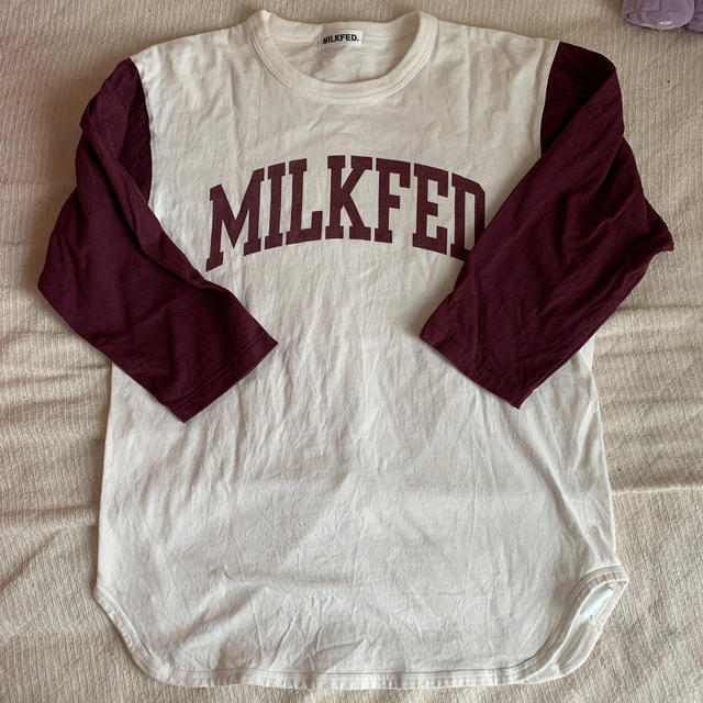 MILKFED.(ミルクフェド)のmilk fed 七分丈Tシャツ レディースのトップス(Tシャツ(長袖/七分))の商品写真