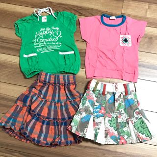 エーアーベー(e.a.B)の【オシャレ♡4点セット】おまけつき　女の子　90 まとめ売り(Tシャツ/カットソー)