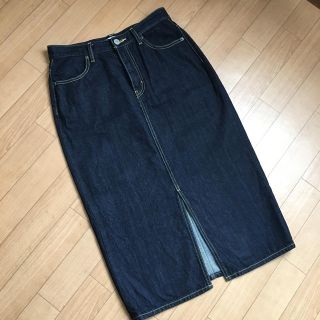 アズールバイマウジー(AZUL by moussy)のデニムタイトスカート　AZUL 中古品(ロングスカート)