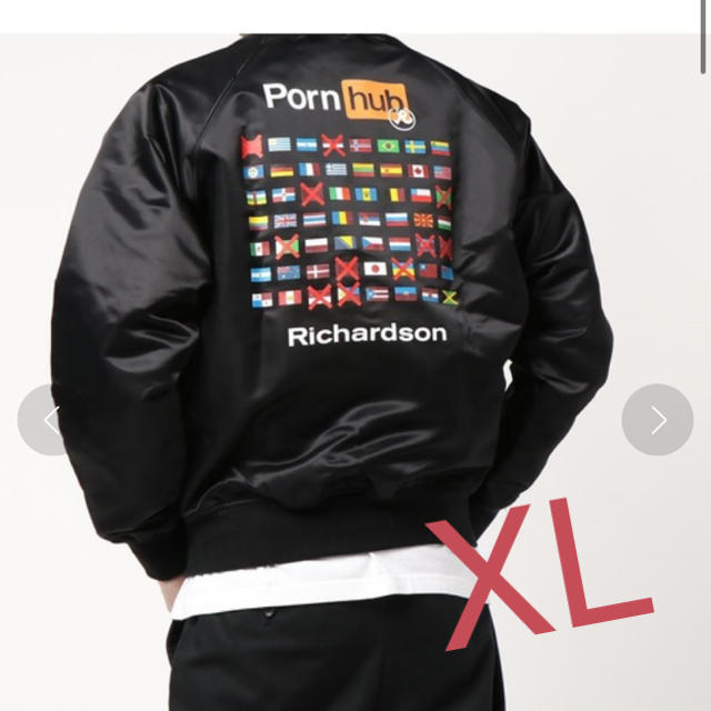 独特の素材 richardson ボンバージャケット pornhub × ブルゾン