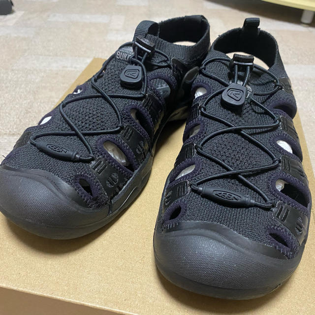 メンズキーン　エボフィットワン　KEEN EVOFITONE 27 黒色 キャンプ