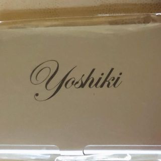 yoshiki のアルミ名刺ケース(ミュージシャン)