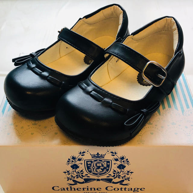 フォーマルシューズ　女の子　黒 キッズ/ベビー/マタニティのキッズ靴/シューズ(15cm~)(フォーマルシューズ)の商品写真
