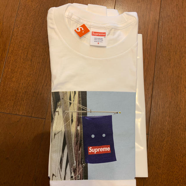 supreme banner tee sサイズ 原宿店購入