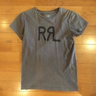 ダブルアールエル(RRL)のラルフローレン RRL メンズ Tシャツ ロゴTシャツ Sサイズ チャコール(Tシャツ/カットソー(半袖/袖なし))