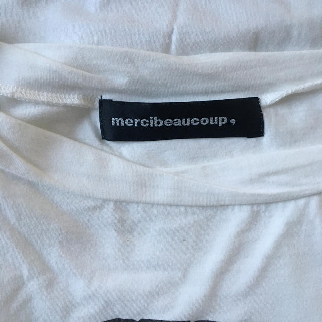 mercibeaucoup(メルシーボークー)のmercibeaucoup, プリントドルマンTシャツ レディースのワンピース(ひざ丈ワンピース)の商品写真