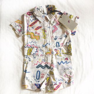 ステラマッカートニー(Stella McCartney)の新品タグ付★ステラマッカートニーロンパース★ベビー服(ロンパース)