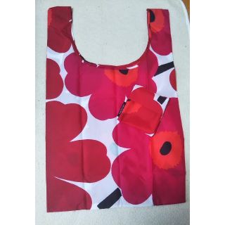 マリメッコ(marimekko)の【新品 未使用】marimekko マリメッコ エコバック ウニッコ レッド(エコバッグ)