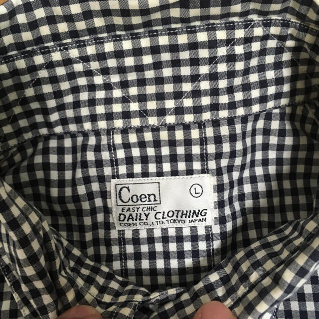 coen(コーエン)のcoenギンガムチェックシャツ  メンズのトップス(シャツ)の商品写真