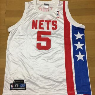 リーボック(Reebok)のNETS ジェイソン キッド KIDD ユニフォーム 5(バスケットボール)