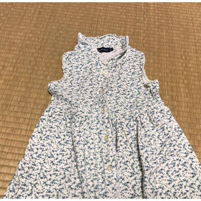 Ralph Lauren(ラルフローレン)のノースリーブ ワンピース 120センチ キッズ/ベビー/マタニティのキッズ服女の子用(90cm~)(ワンピース)の商品写真