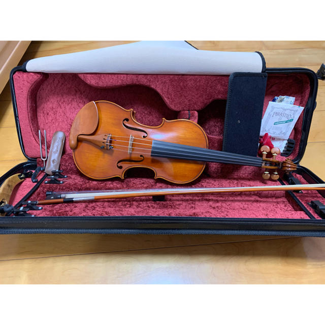 バイオリン　一式　DERIUS x 8012 pygmalius 楽器の弦楽器(ヴァイオリン)の商品写真