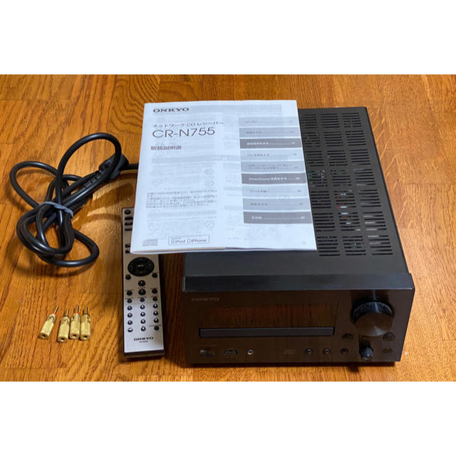 ☆美品 ONKYO ネットワークCDレシーバー CR-N755 B ブラック