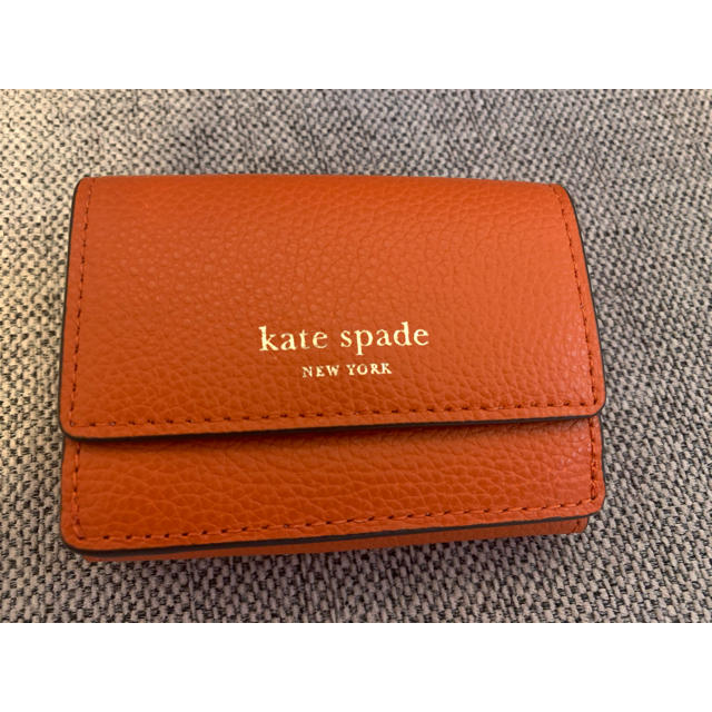 新品未使用　ケイト　スペードの三つ折りミニ財布
